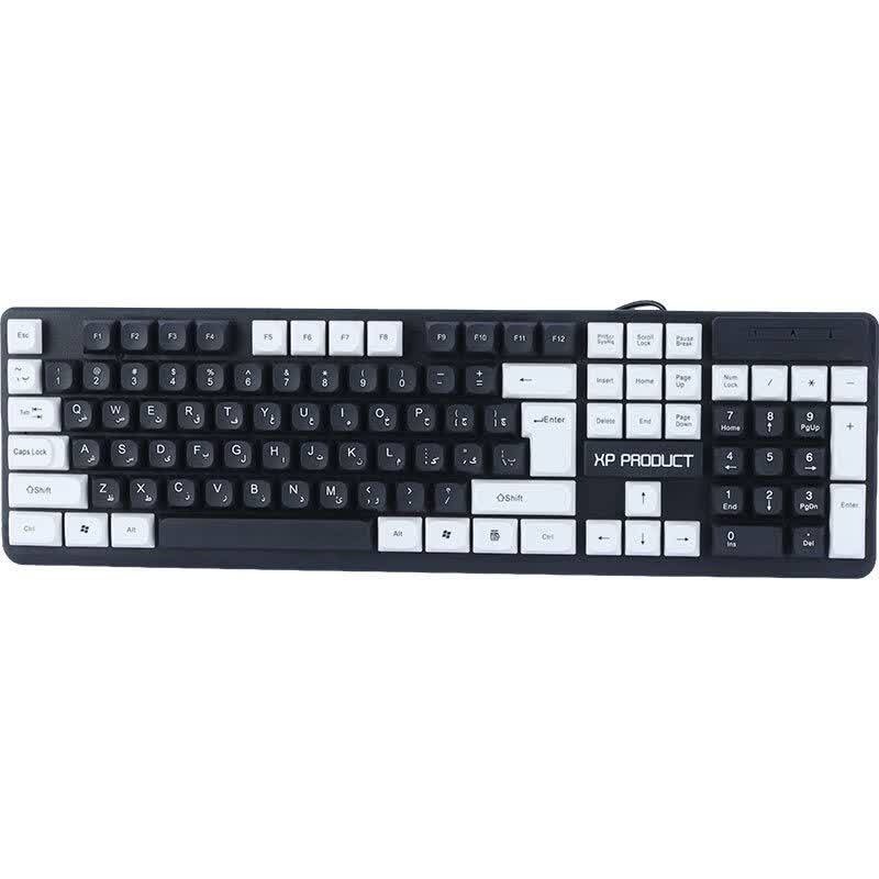 کیبورد باسیم XP-Product XP-7700U با 104 کلید و حروف فارسی