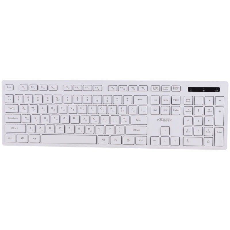کیبورد بی‌سیم D-Net DT-999 با دانگل USB و 114 کلید