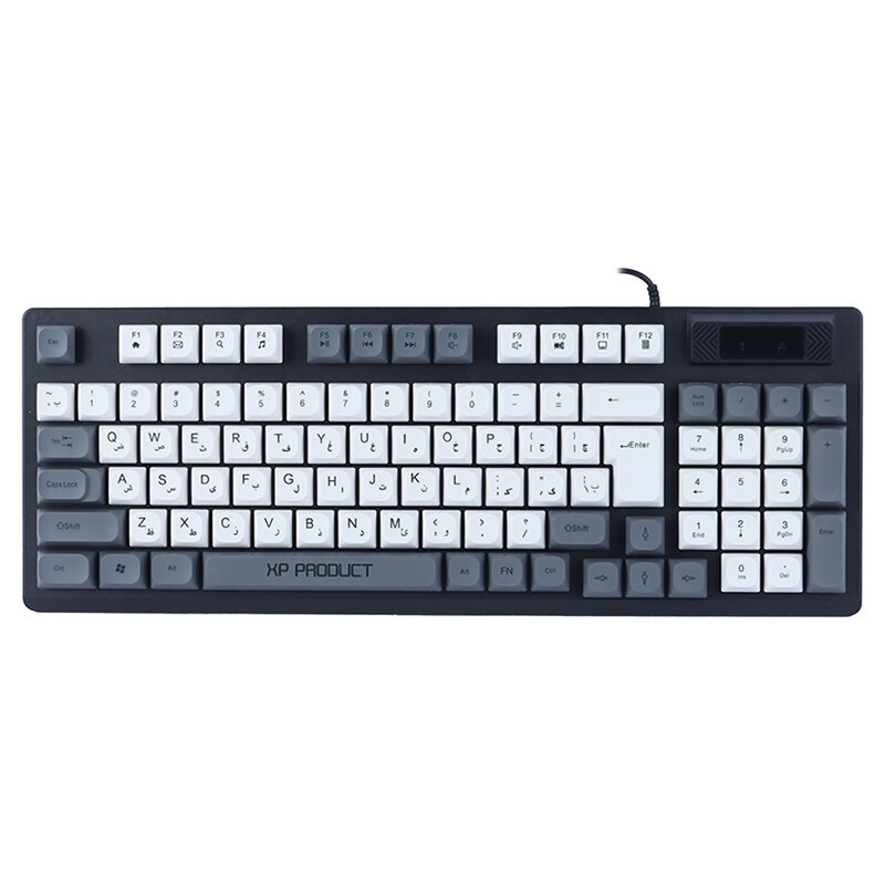 کیبورد باسیم XP-Product XP-7300U با 94 کلید و حروف فارسی
