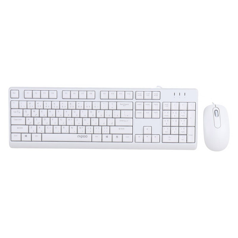 ست کیبورد و موس باسیم رپو Rapoo X130 Pro با کیبورد ضدپاشش