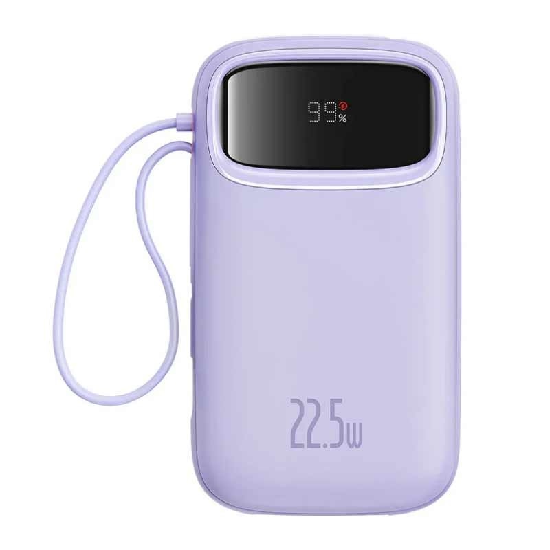 پاور بانک فست شارژ باسئوس QPOW2 P1005500 PD 22.5W ظرفیت 10000 میلی‌آمپر ساعت