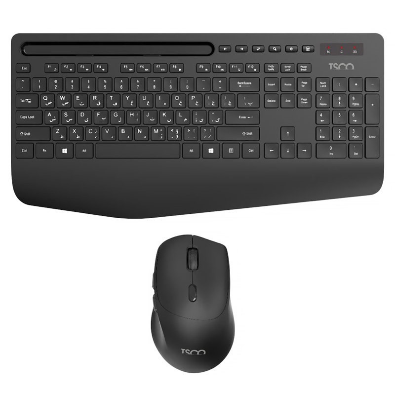ست کیبورد و موس بی‌سیم تسکو TSCO TKM 7025W با دانگل 2.4GHz